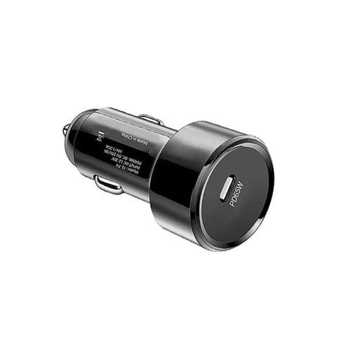 Cargador de coche USB-C P9 PD65W para iPhone/iPad (negro)