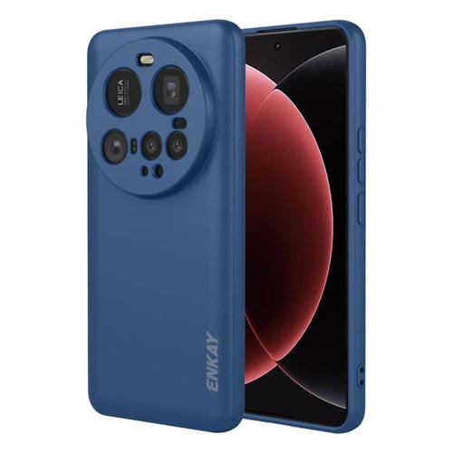 ENKAY - Funda de silicona líquida suave y a prueba de golpes para Xiaomi 15 Ultra (azul oscuro)