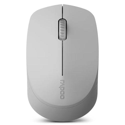 Ratón inalámbrico Rapoo M100G 2.4GHz 1300 DPI 3 botones Bluetooth Office (Gris claro)