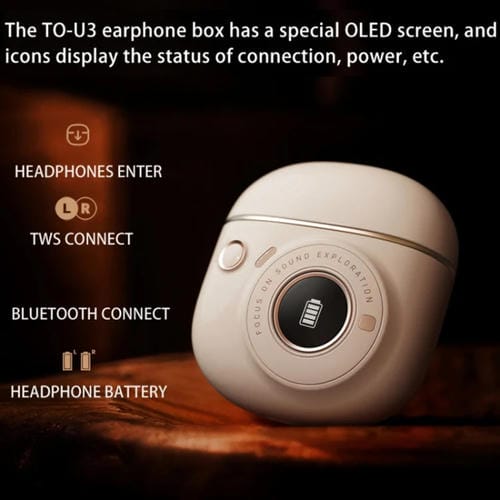 Auriculares inalámbricos deportivos Edifier To-U3 Plus Bluetooth reducción de ruido (Azul Oscuro)