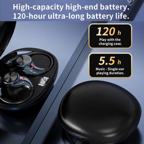 Auriculares Bluetooth Ows Con Orejas Colgantes Abiertos Cómodos (Piel)