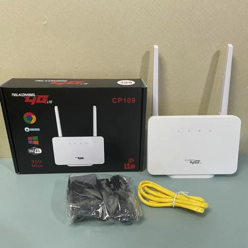 Enrutador Móvil Enchufable Inalámbrico CPE 4G Versión Euroasiática con Cable de Red y Enchufe de la UE