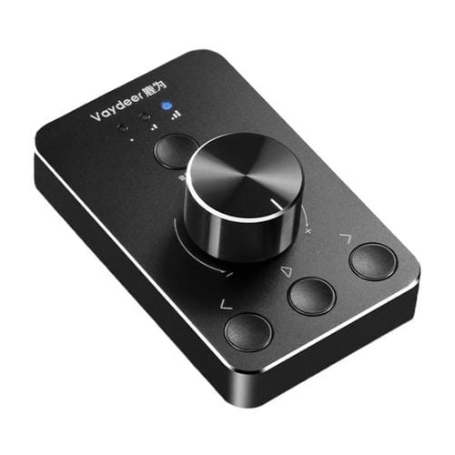 Controlador de Ajuste de Volumen USB Vaydeer Jp2011 Botón Giratorio Multimedia de Escritorio (Tipo C)