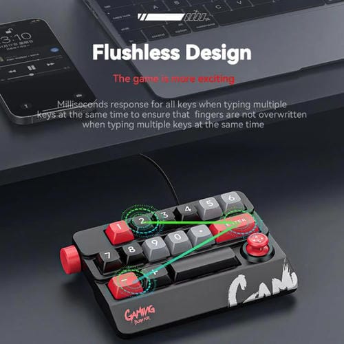 Teclado Mecánico con Cable RGB Intercambiable en Caliente Perilla Basculante Programación Macro para Juegos (Blanco)