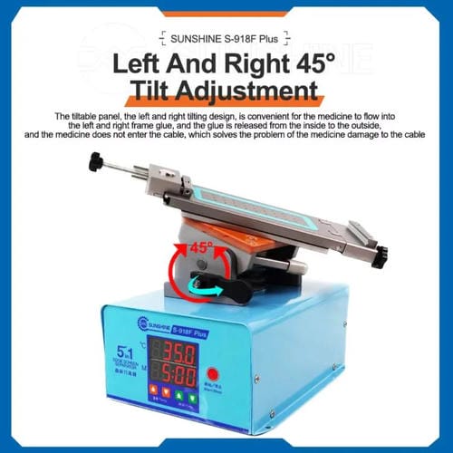 Curved Screen Separator Sunshine S-918F Plus 5 in 1 Heating Platform LCD Screen Repair Mobile Phone (EU Plug)