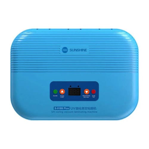 Máquina Laminadora al Vacío Sunshine S-918B Plus con OCA Pantallas LCD de Phones Móviles y Caja de Curado por UV (Enchufe Estadounidense 110 V)