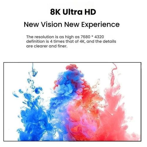 Cable de Resorte HDMI 2.1 Micro HDMI 8K 60 Hz 0,5 m con Curvatura Positiva