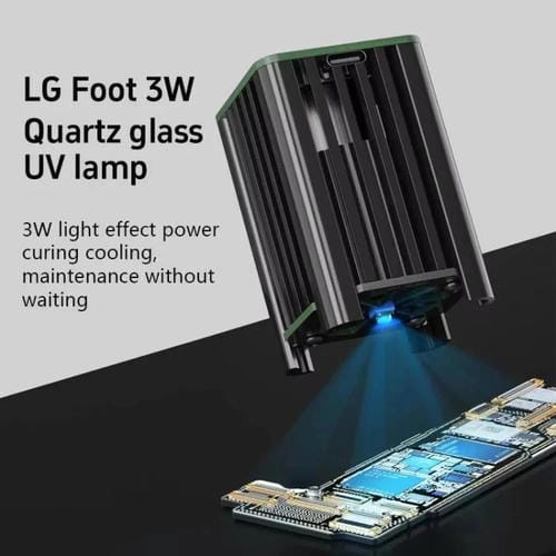Lámde Curado por LED Maant My-01 Riparazione di Laminazione di Telefoni Cellulari con Ventilatore di Raffreddamento e Curado por UV