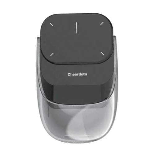 Ratón Inalámbrico Bluetooth Modo Dual Cheerdots 2 Carga Magnética Inteligente Grabación (Negro)