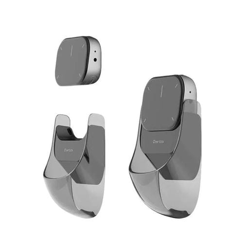 Ratón Inalámbrico Bluetooth Cheerdots 2 Modo Dual con Carga Magnética Inteligente y División de Aire (Plateado)