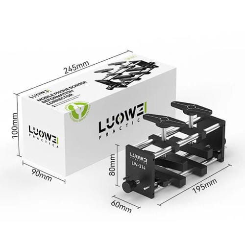 Correttore di Telaio Centrale in Lega di Alluminio Luowei LW-314 Strumento di Riparazione di Deformazione e Flessione del Telefono Cellulare