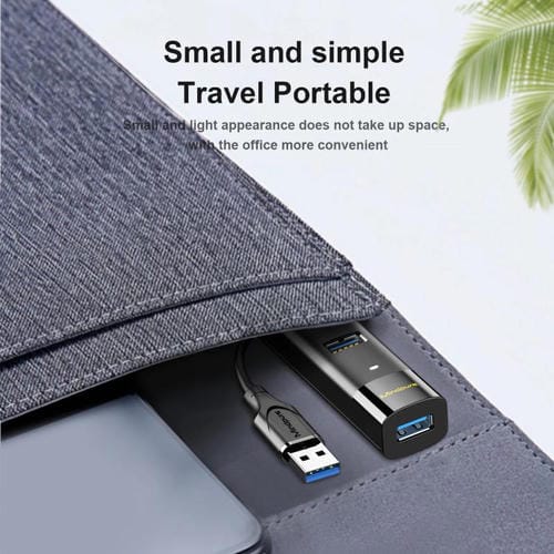 Estación de Acoplamiento Mindpure US023 con Concentrador Tipo C a 4 Puertos USB 3.0 de 0,3 M