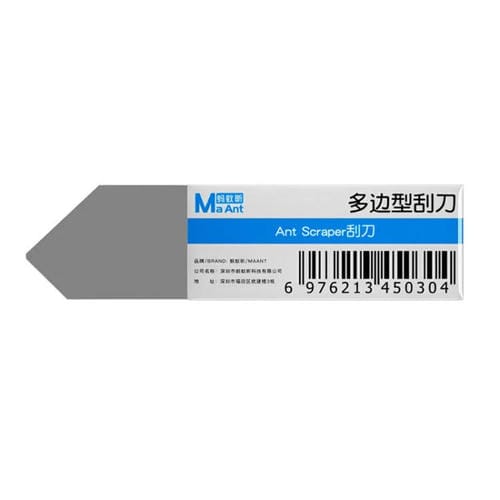 Raspador de Pasta de Soldadura Maant Obique Cuchilla Removedora de Estaño Acero Inoxidable Herramienta Quitar Estaño