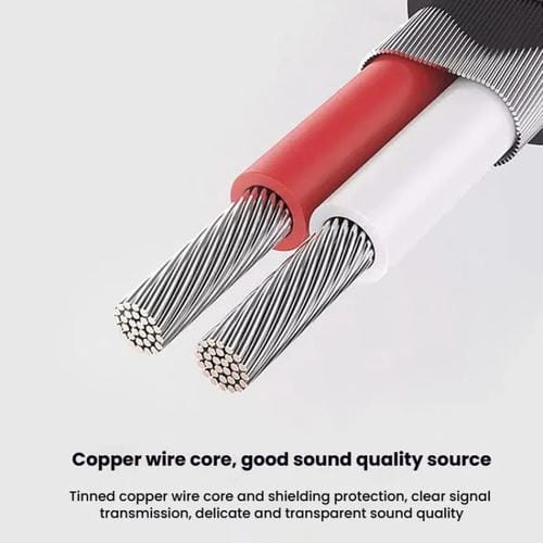 Cable de audio VEGGIEG 3,5 mm a 2 RCA para altavoces móvil y ordenador (1 m)