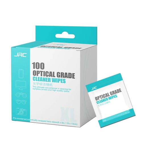 Kit portátil de limpieza JRC F502 (100 Piezas) alcohol pantallas de teléfonos celulares y papel gafas