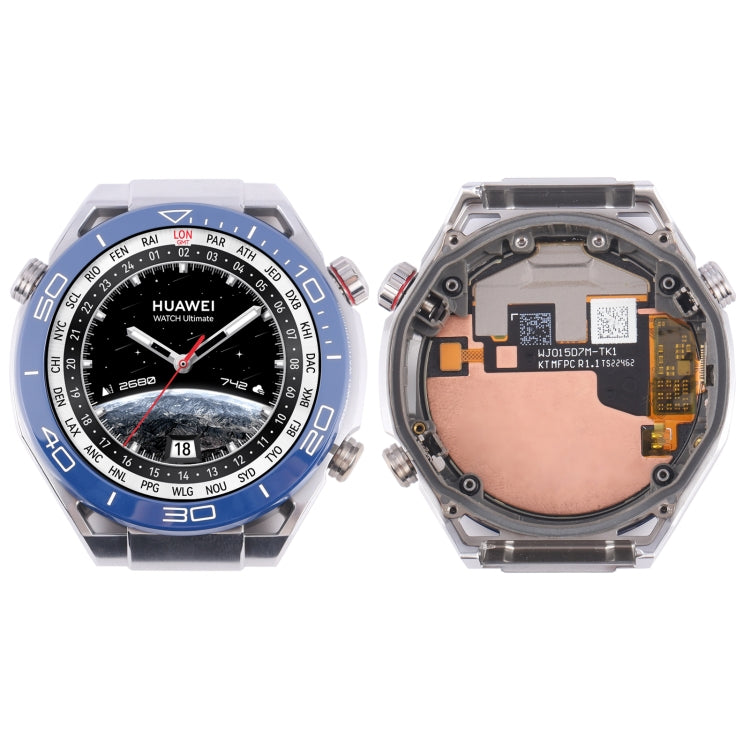 Pantalla Completa + Tactil + Marco Huawei Watch Ultimate Plata