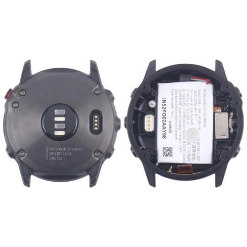 Carcasa Trasera Tapa para Garmin Fenix 6x (Negra)