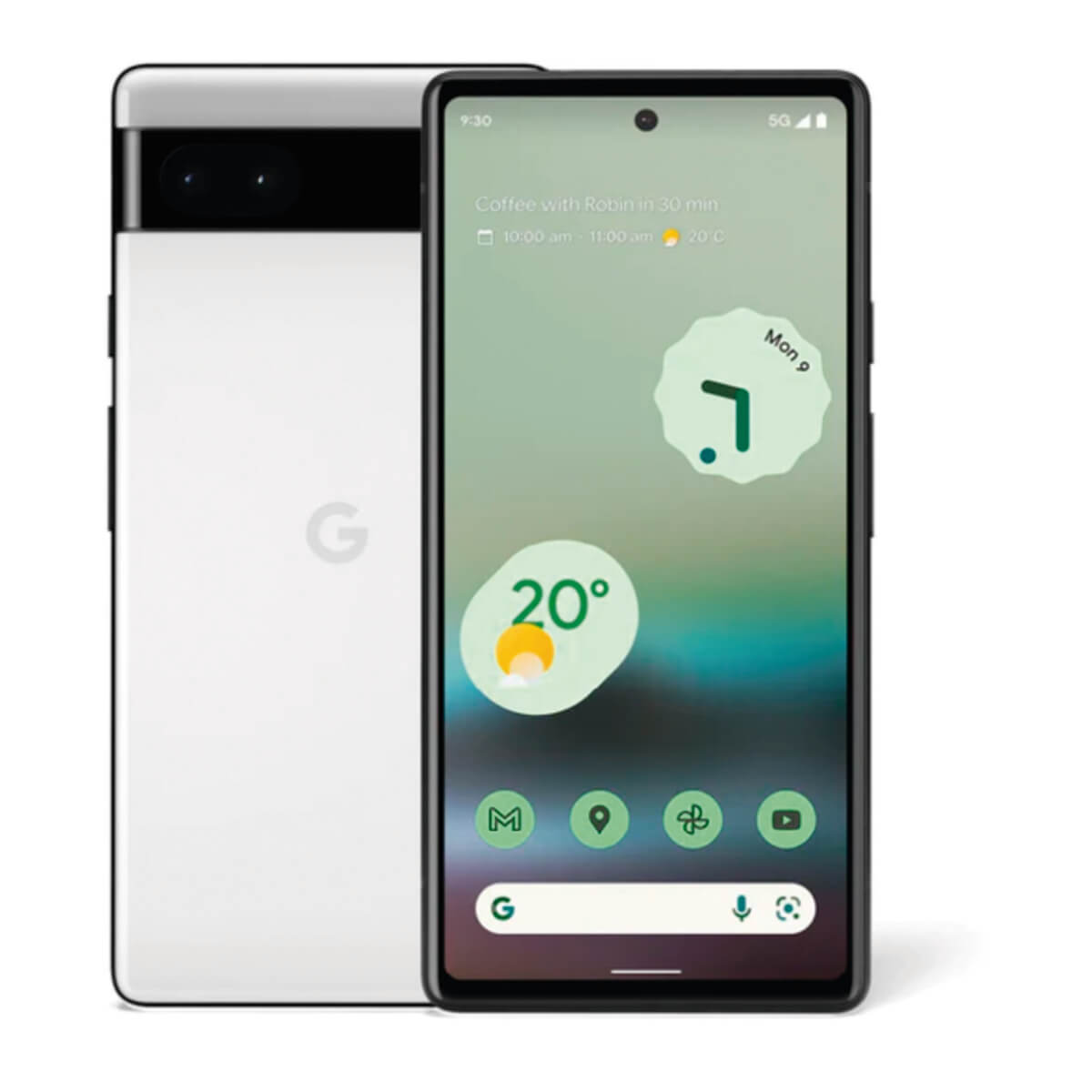 Google Pixel 6a 5G 6 Go/128 Go Blanc (Blanc craie) G1AZG