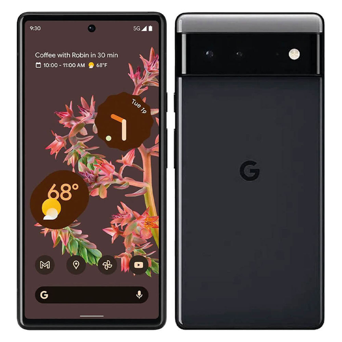 Google Pixel 6 5G 8GB/128GB Negro (Stormy Black) GB7N6