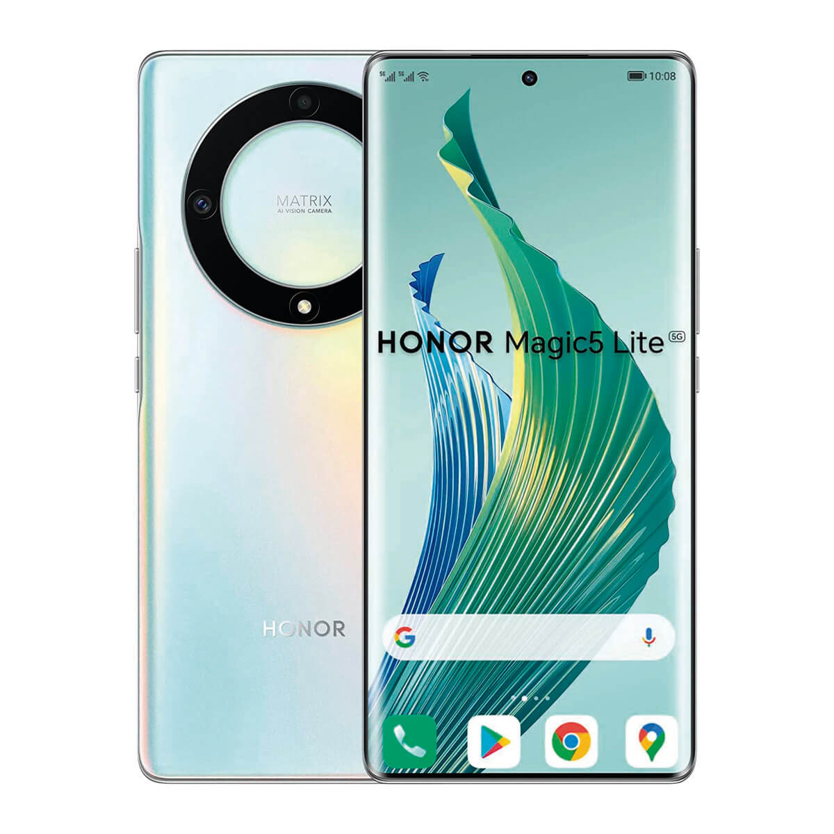 Honor Magic5 Lite 5G 8GB/256GB Plata (Titanium Silver) Dual SIM RMO-NX1