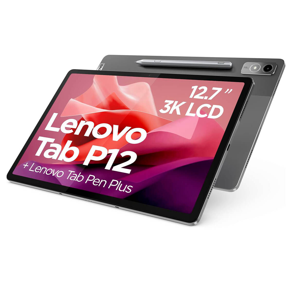 Lenovo Tab P12 12.7 8GB/128GB WiFi Gris (Storm Grey) + Lenovo Tab Pen Plus