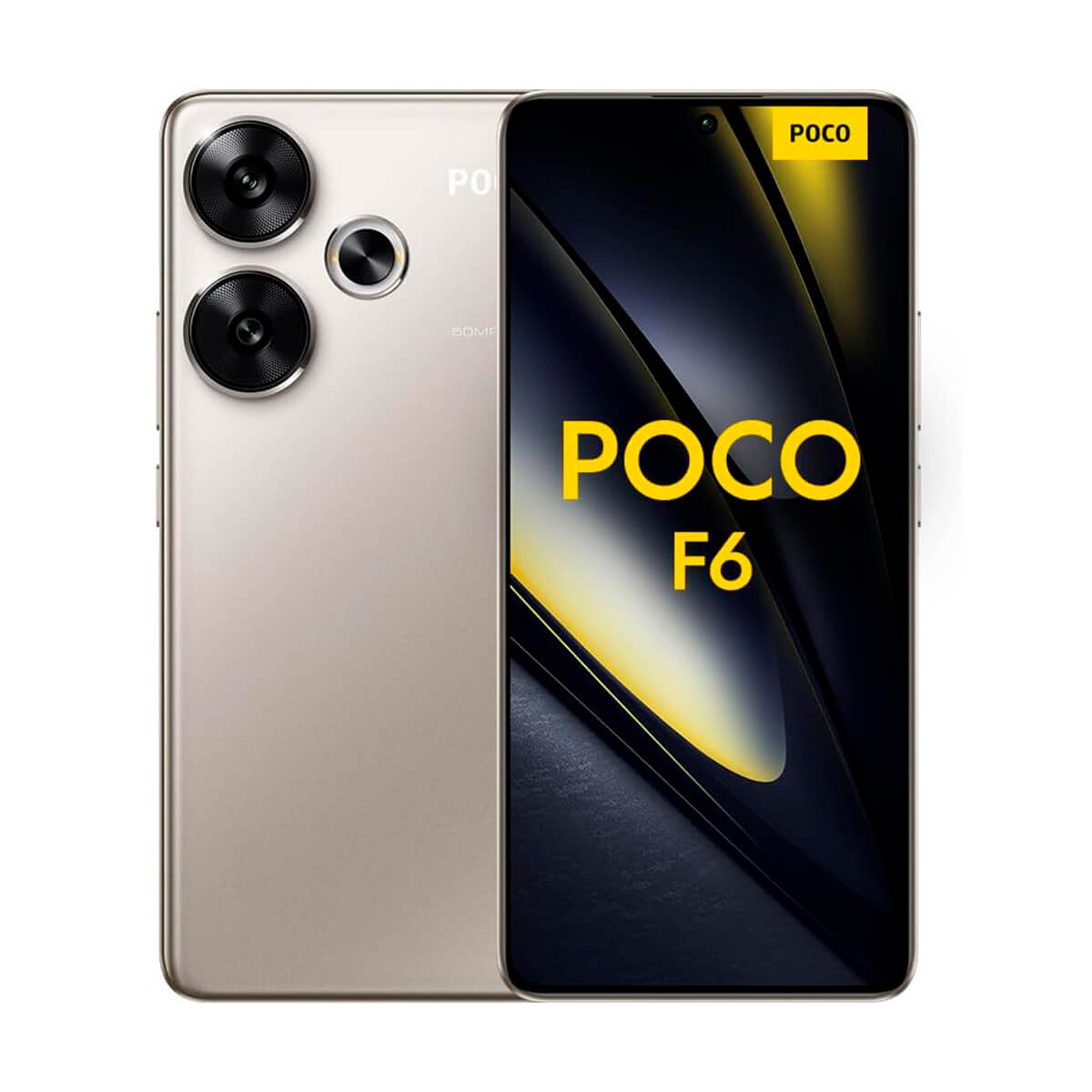 Xiaomi Poco F6 5G 8GB/256GB Dorado (Titanium) Dual SIM