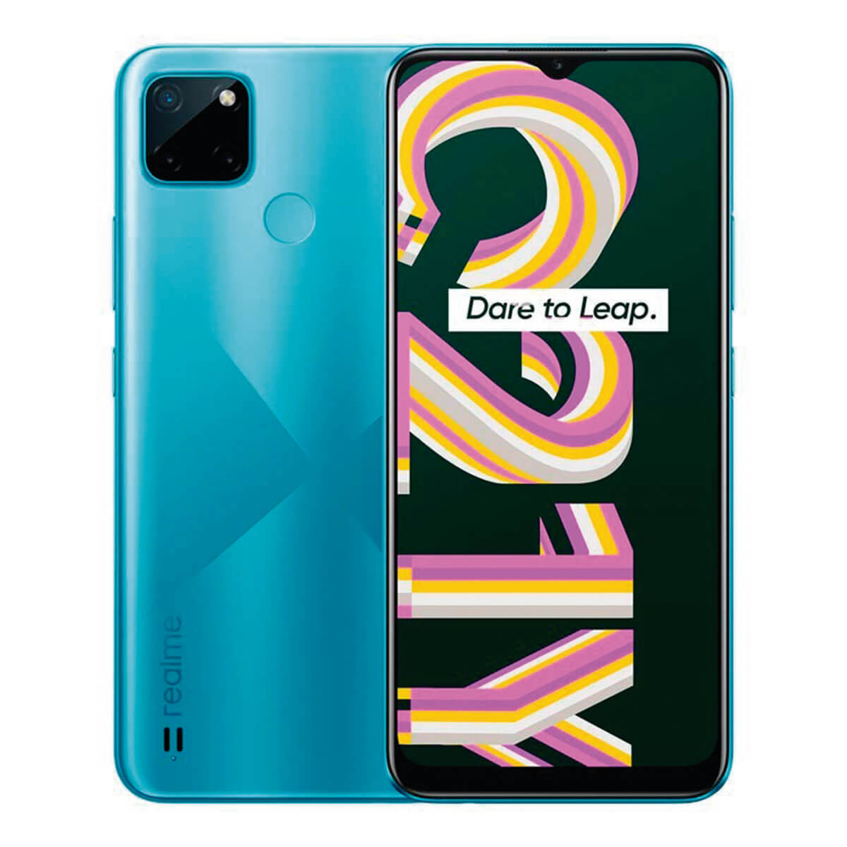 Realme C21-Y 4 Go/64 Go Bleu (Croix Bleu) Double SIM RMX3263