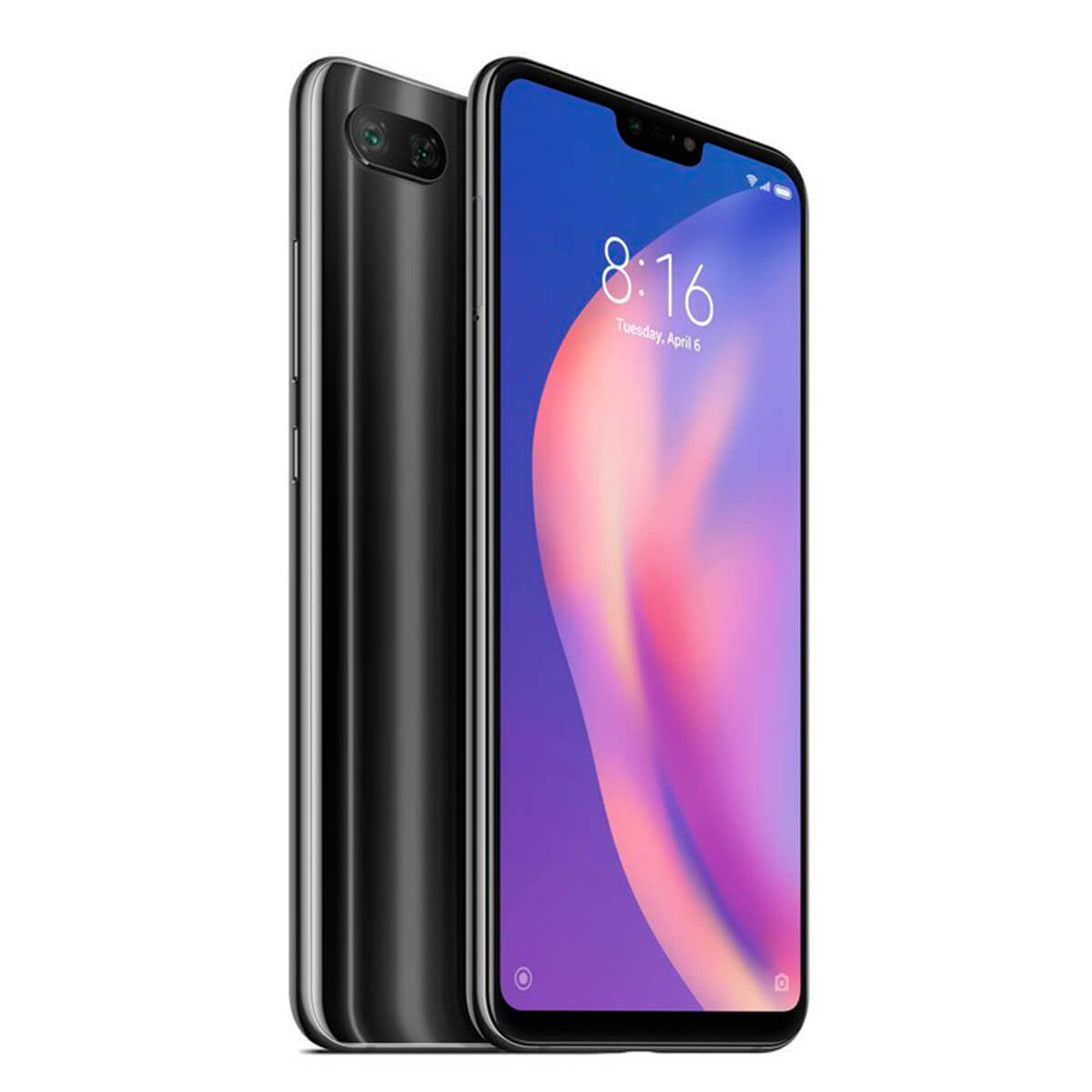 Xiaomi Mi 8 Lite 4 Go/64 Go Noir (Midnight Black) Double SIM