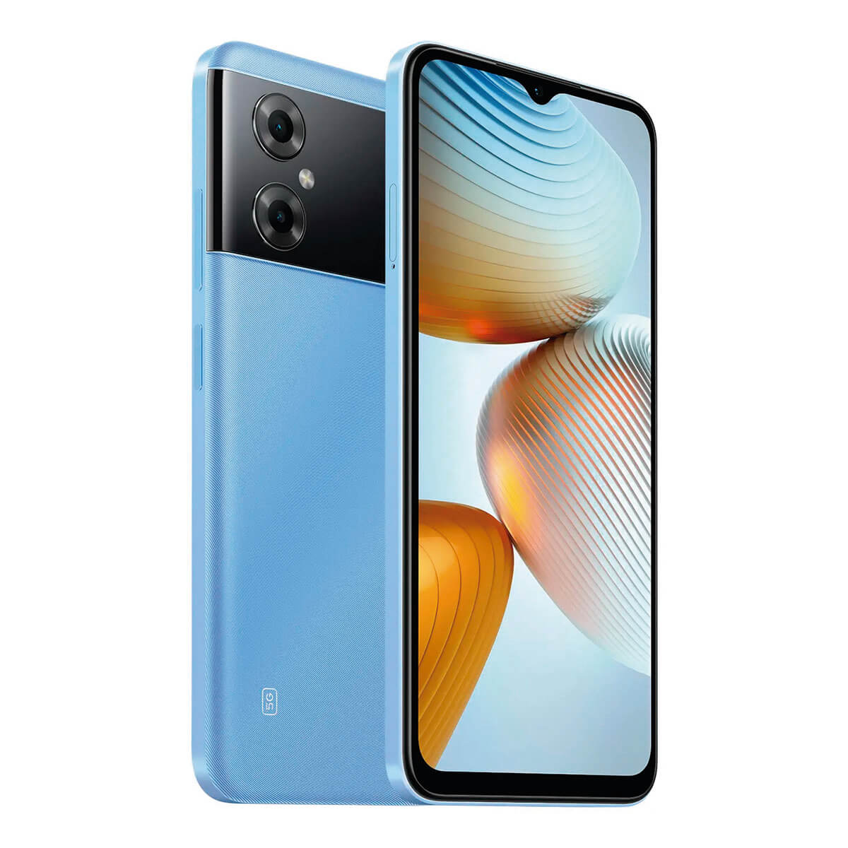 Xiaomi Poco M4 5G 6 Go/128 Go Bleu (Cool Blue) Double SIM 22041219PG