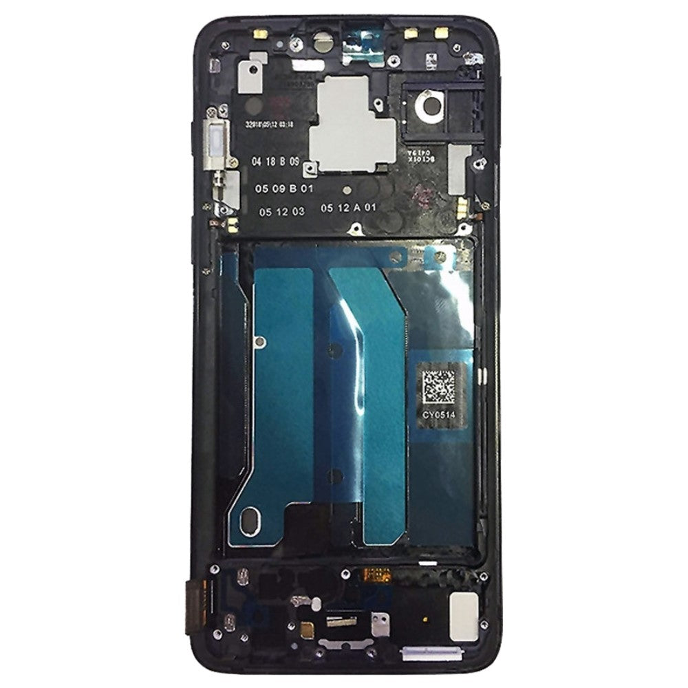 Ecran Complet LCD + Tactile + Châssis OnePlus 6 Noir