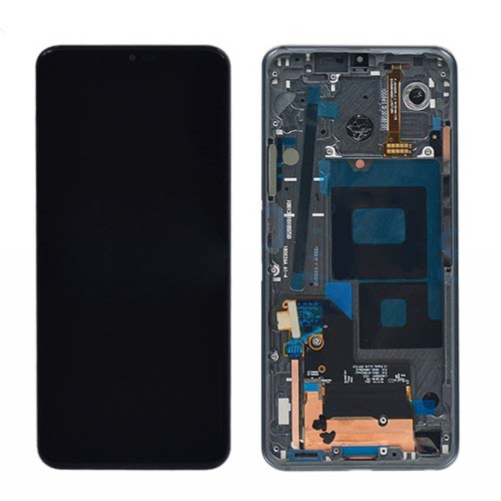 Ecran Complet LCD + Tactile + Châssis LG G7 ThinQ G710 Noir