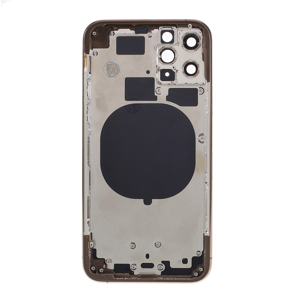 Carcasa Chasis Tapa Bateria Apple iPhone 11 Pro Dorado