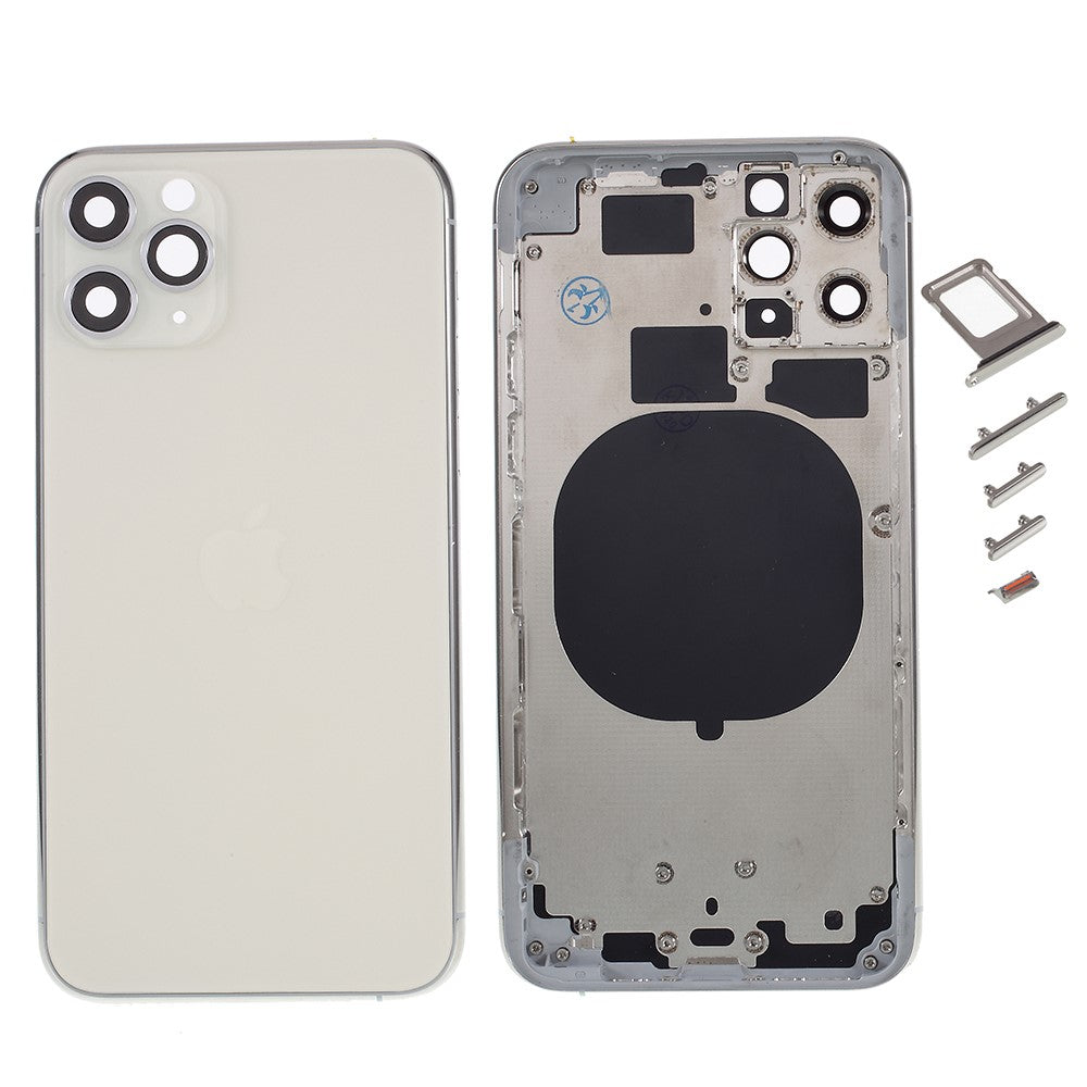 Carcasa Chasis Tapa Bateria Apple iPhone 11 Pro Blanco