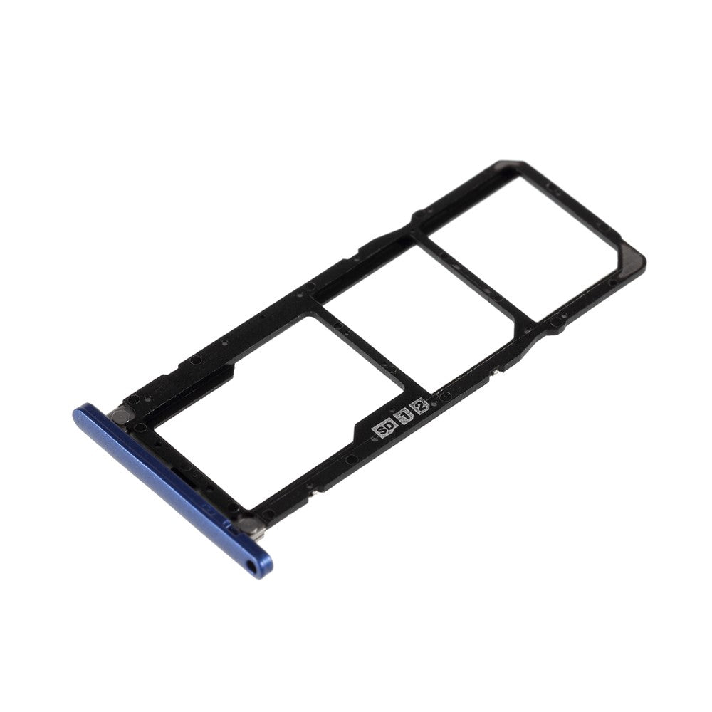 SIM Holder Tray Micro SIM / Micro SD Asus Zenfone Max Pro (M1) ZB601KL Blue