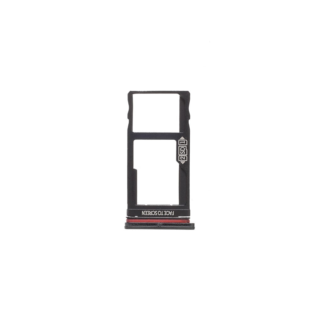 Support Plateau Micro SD Motorola One Vision P50 Rouge Noir