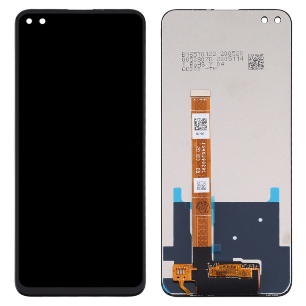 Ecran LCD + Numériseur Tactile Oppo A92s Noir