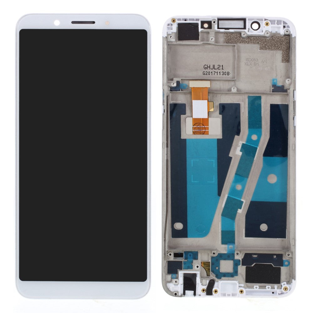 Pantalla Completa LCD + Tactil + Marco Oppo A83 Blanco