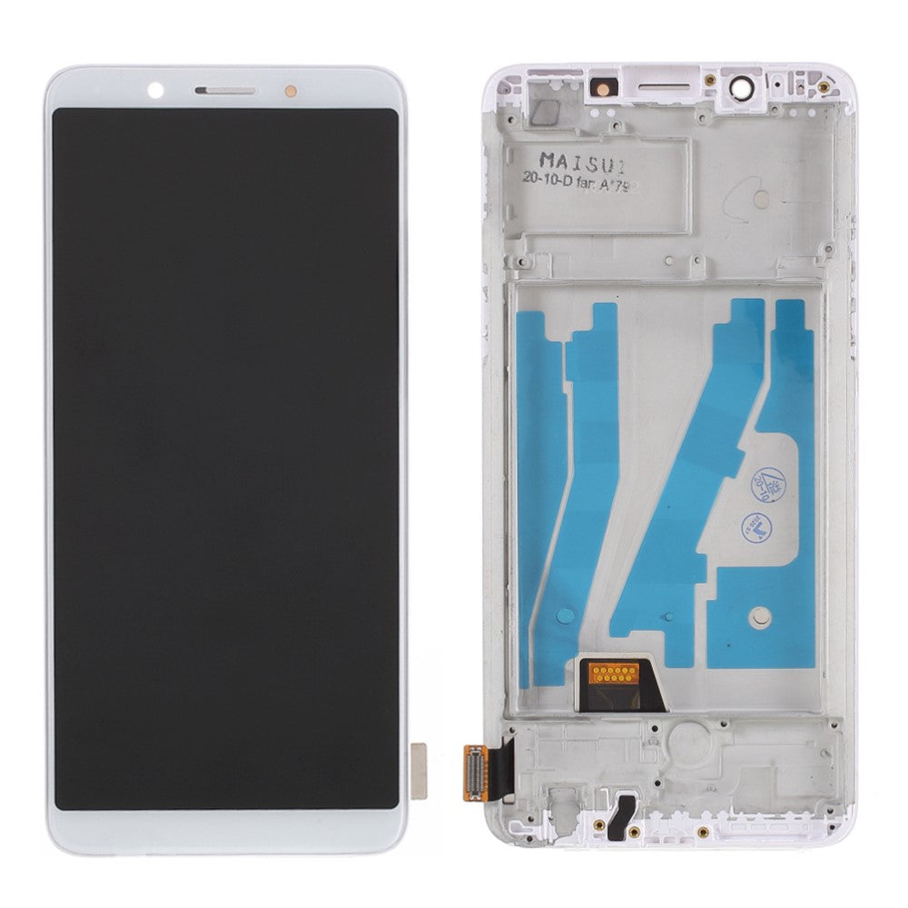 Pantalla Completa LCD + Tactil + Marco Oppo A79 Blanco