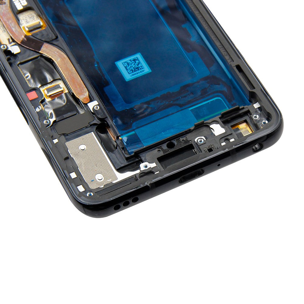 Ecran Complet LCD + Tactile + Châssis LG G8 ThinQ G820 Noir