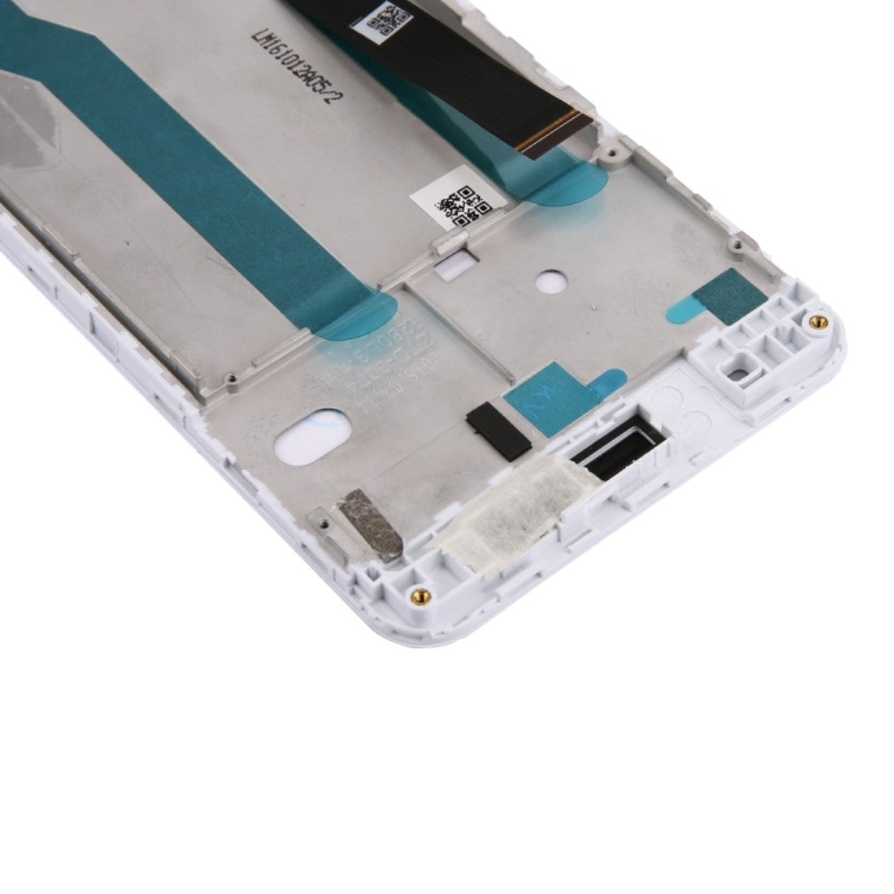 Ecran complet LCD + Tactile + Châssis Asus Zenfone 3 Max ZC520TL Blanc