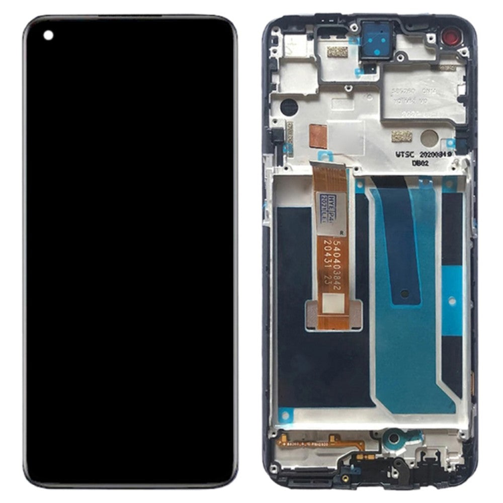 Ecran complet LCD + Tactile + Châssis OnePlus Nord N10 5G
