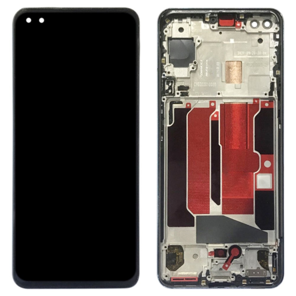 Ecran complet LCD + Tactile + Châssis Amoled OnePlus Nord/8 Nord 5G/Z Noir