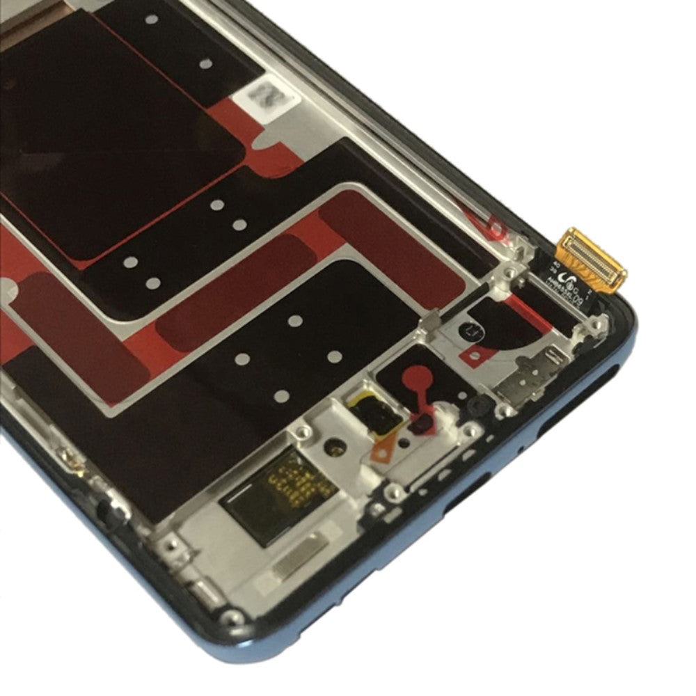 Ecran Complet LCD + Tactile + Châssis Amoled OnePlus 9 Bleu