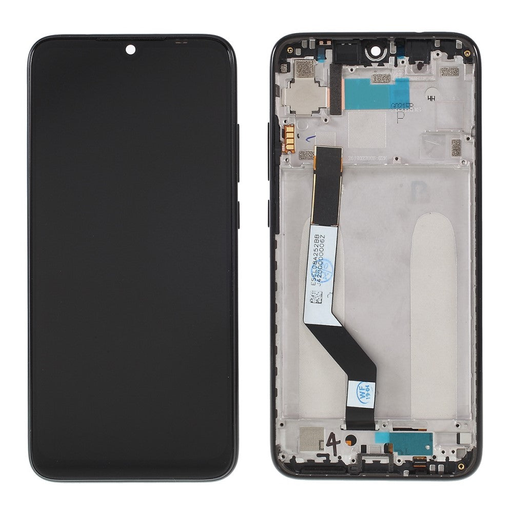 Pantalla Completa + Tactil + Marco Xiaomi Redmi Note 7 / 7 Pro Negro