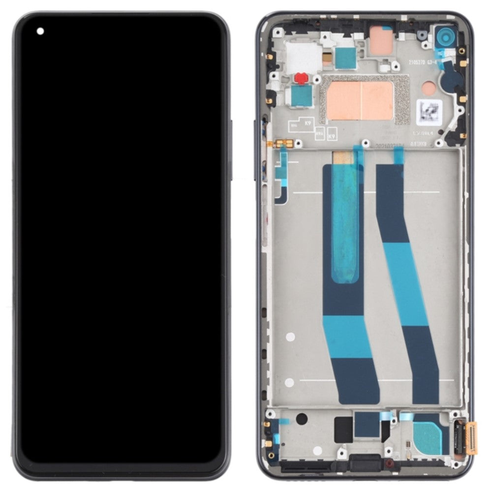 Pantalla Completa TFT + Tactil + Marco Xiaomi Mi 11 Lite 4G / 5G Negro