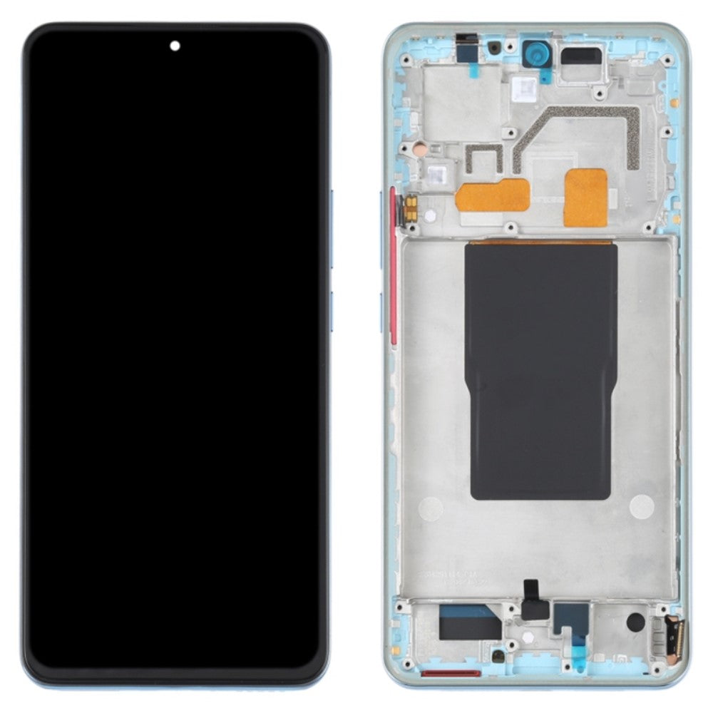 Ecran Complet TFT + Tactile + Châssis Xiaomi Redmi K50 Ultra 5G 12T 5G Bleu