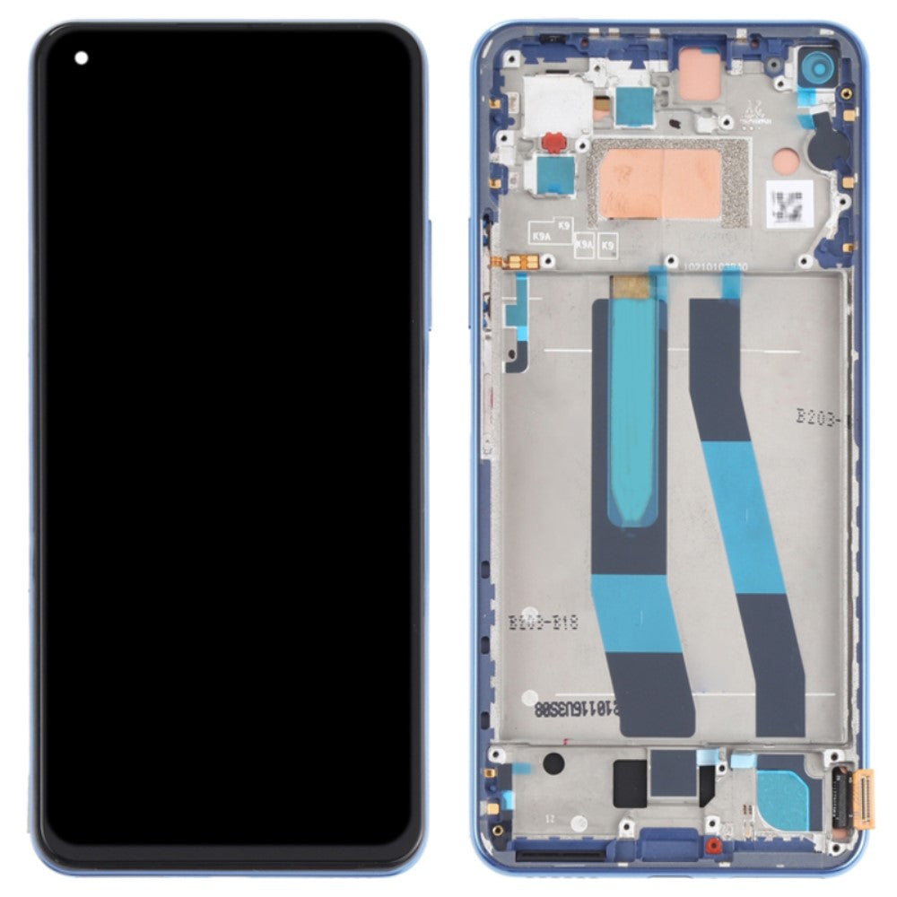 Pantalla Completa AMOLED + Tactil + Marco Xiaomi 11 Lite 5G NE Azul