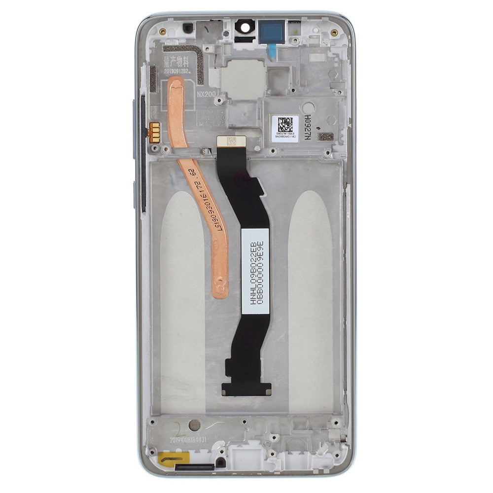 Ecran Complet + Tactile + Châssis Xiaomi Redmi Note 8 Pro Argent
