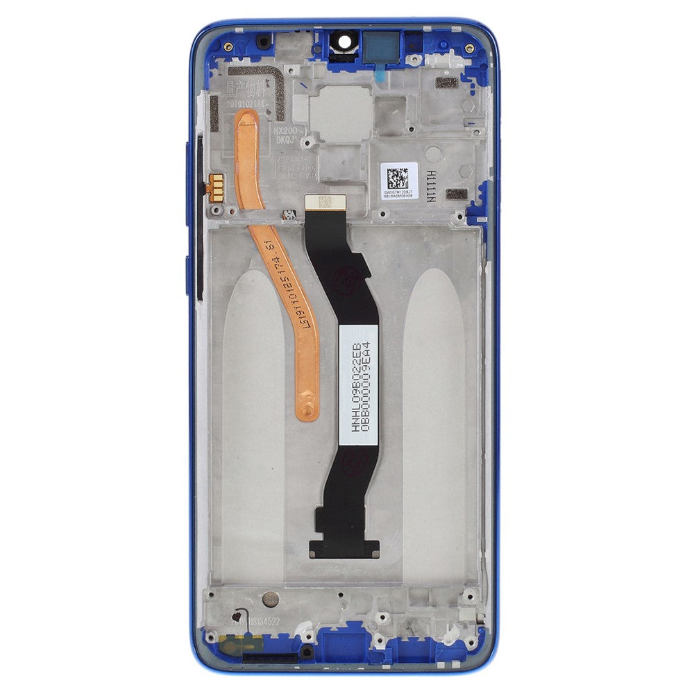 Ecran Complet + Tactile + Châssis Xiaomi Redmi Note 8 Pro Bleu