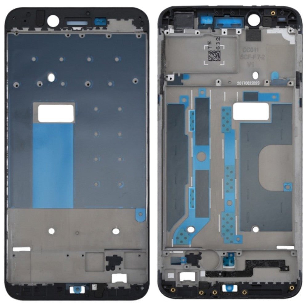 Châssis Central Frame LCD Oppo A77/F3 Noir